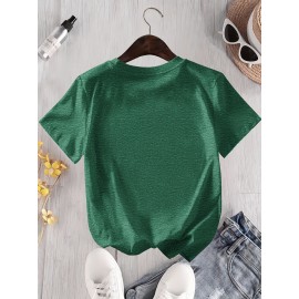 Women's Casual Graphic T-Shirt with 