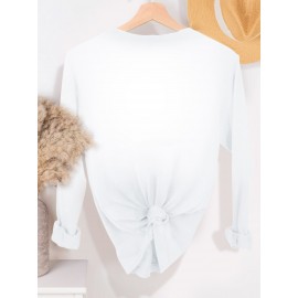 Christmas Autumn and Winter Outfits Pink Christmas Tree Letter Print Round Neck Casual Sporty Fresh Elegant Plus Size Women'S T-Shirt Autumn and Winter Long Sleeve Fashion Commute Vacation Daily Versatile Retro Style Top Multiple Colors Available 1XL-5XL