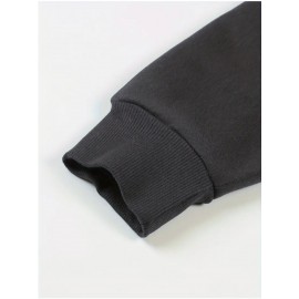 [Plus Size NY Hoodie] Plus Size Women's Light Pink NY Print Hoodie | Comfortable Long Sleeve Zip-Up with Drawstrings, Machine Washable 100% Polyester, Casual Sporty Style