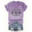[Purple, Casual T-Shirt] Light Purple Relaxed Fit Women's Casual V-Neck Short Sleeve T-Shirt | Bold 